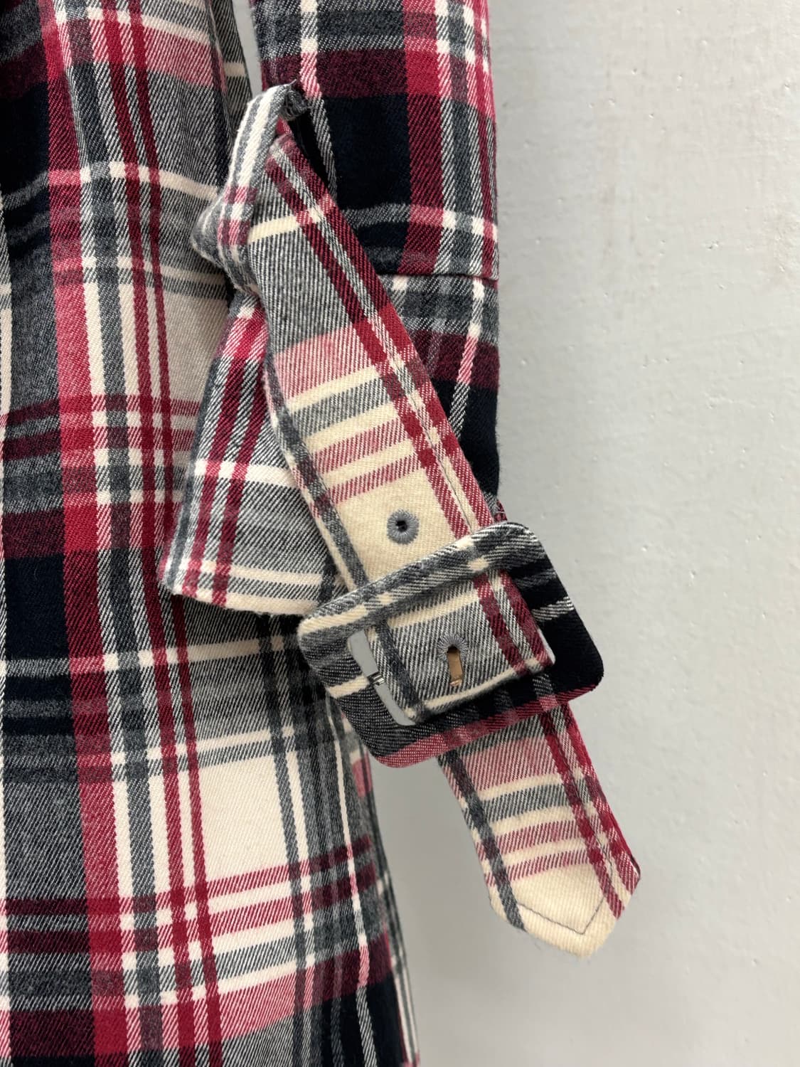 빈티지 체크 코트 상품이미지7