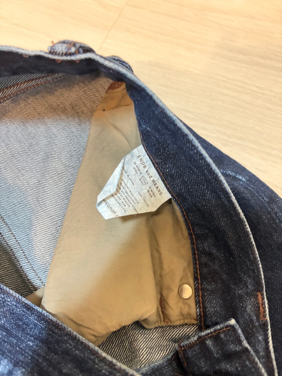 ends and means 5p denim washed indigo 상품이미지5