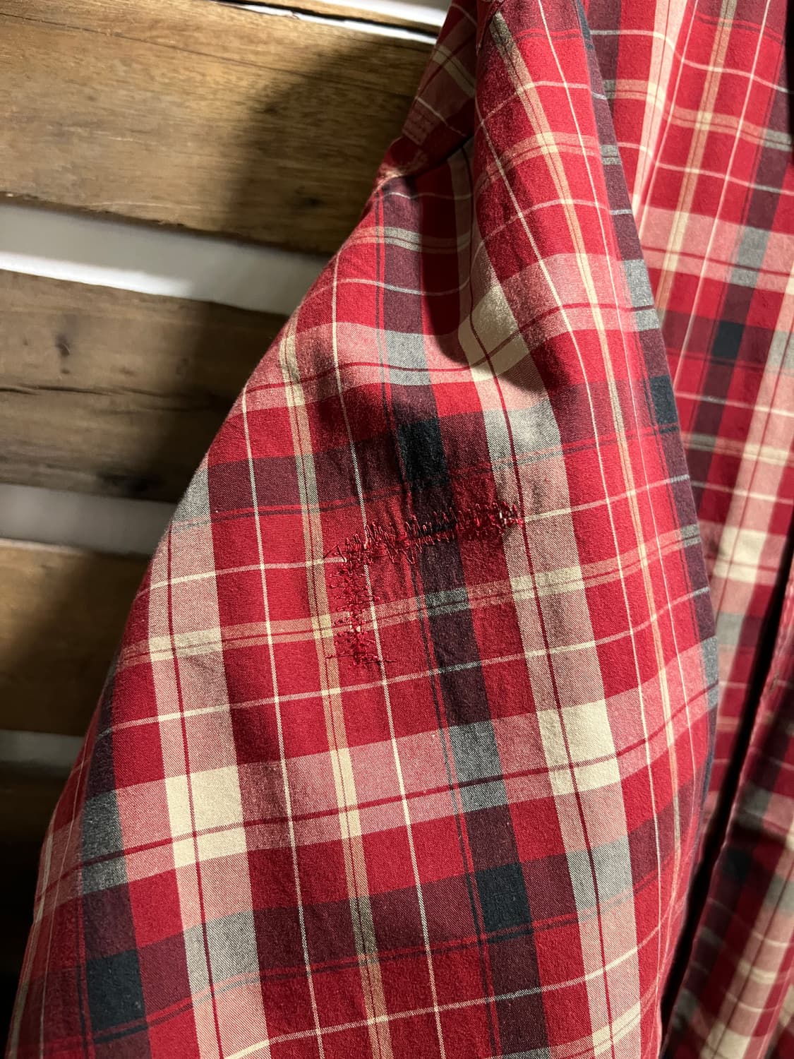 [2XL]칼하트 USA 레드 타탄체크 워크 셔츠 상품이미지7