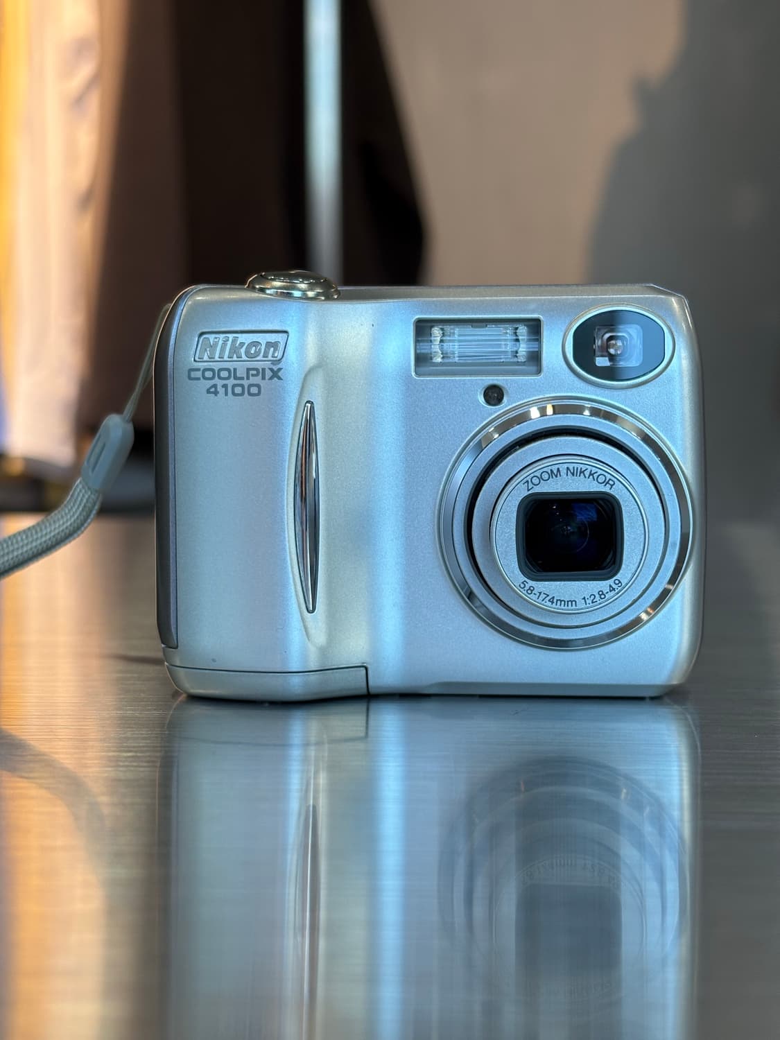 한글지원/날짜표시)니콘 쿨픽스 4100 실버 빈티지디카 상품이미지1