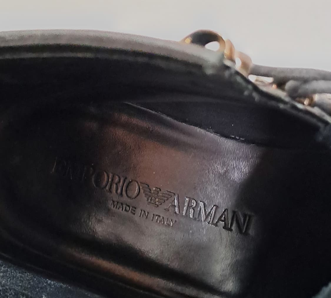 (택포) 엠포리오아르마니 가죽 부츠 8 1/2 B391 상품이미지8