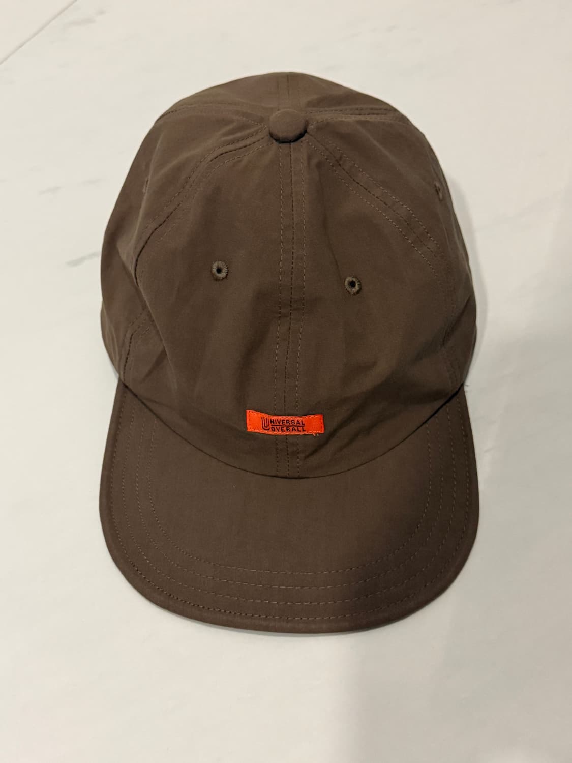 유니버셜 오버올 브라운 컬러 나일론 캡 상품이미지2