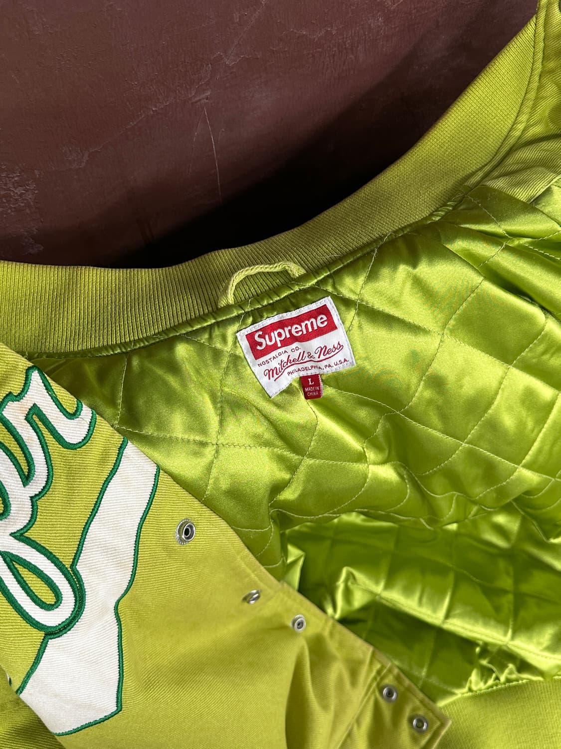 Supreme Mitchell&ness 슈프림 도우보이 바시티 자켓 상품이미지5