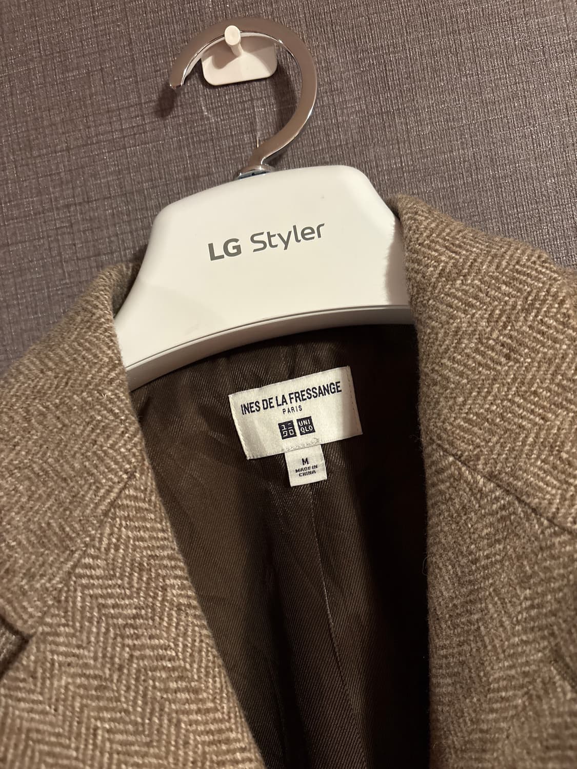 [유니클로 X 이네스 드 라 프레상쥬] 콜라보 헤링본 자켓 상품이미지2