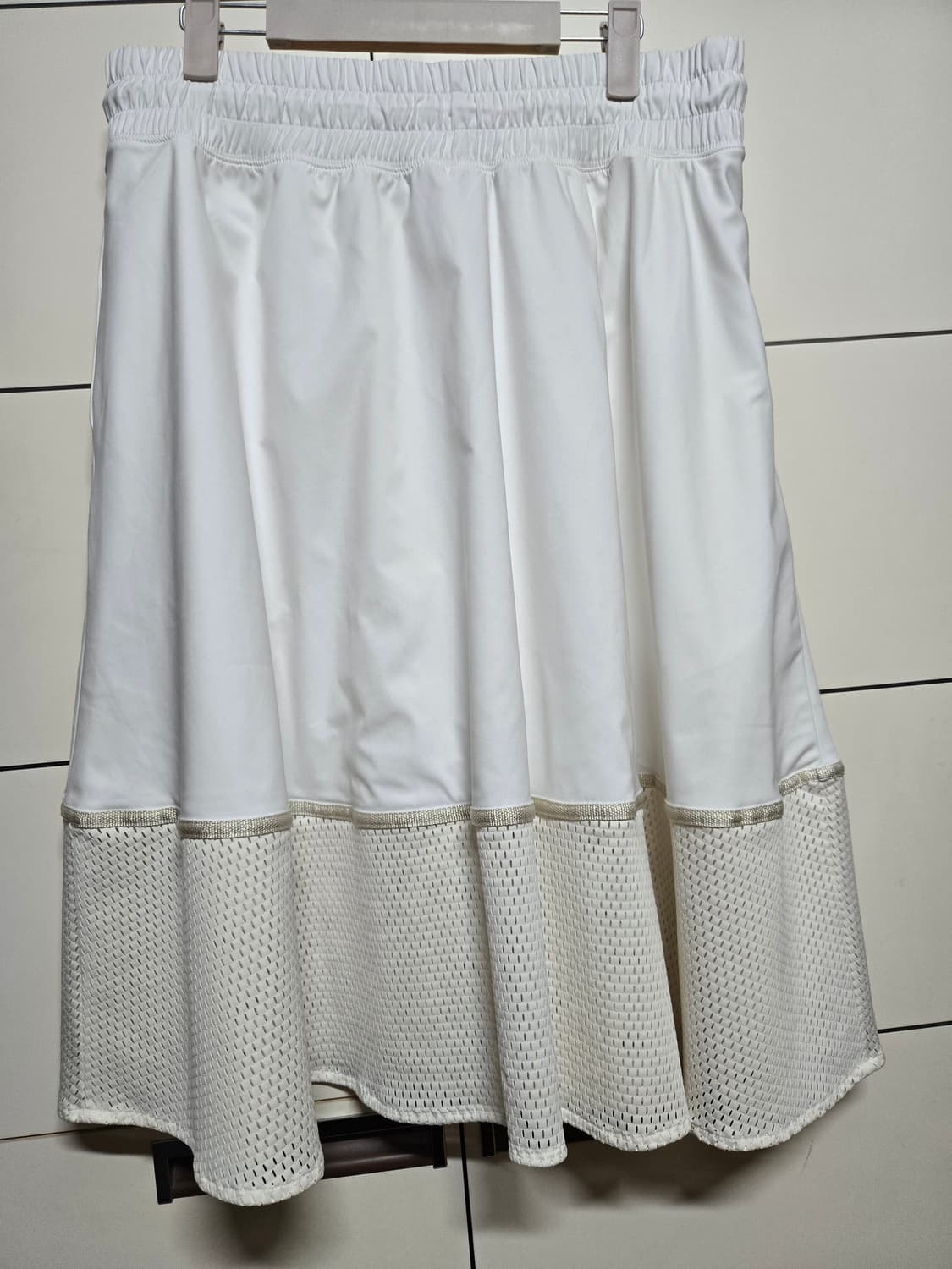 나이키 우먼스 SW 화이트 메쉬 스커트 상품이미지5