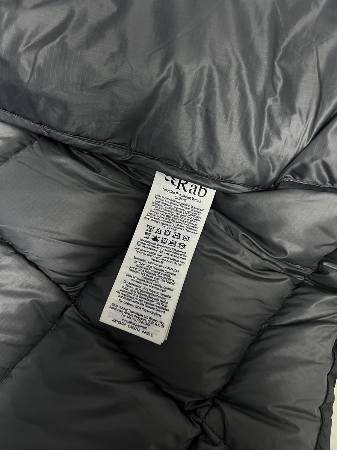 랩 뉴트리노 프로 다운 여성M 상품이미지4