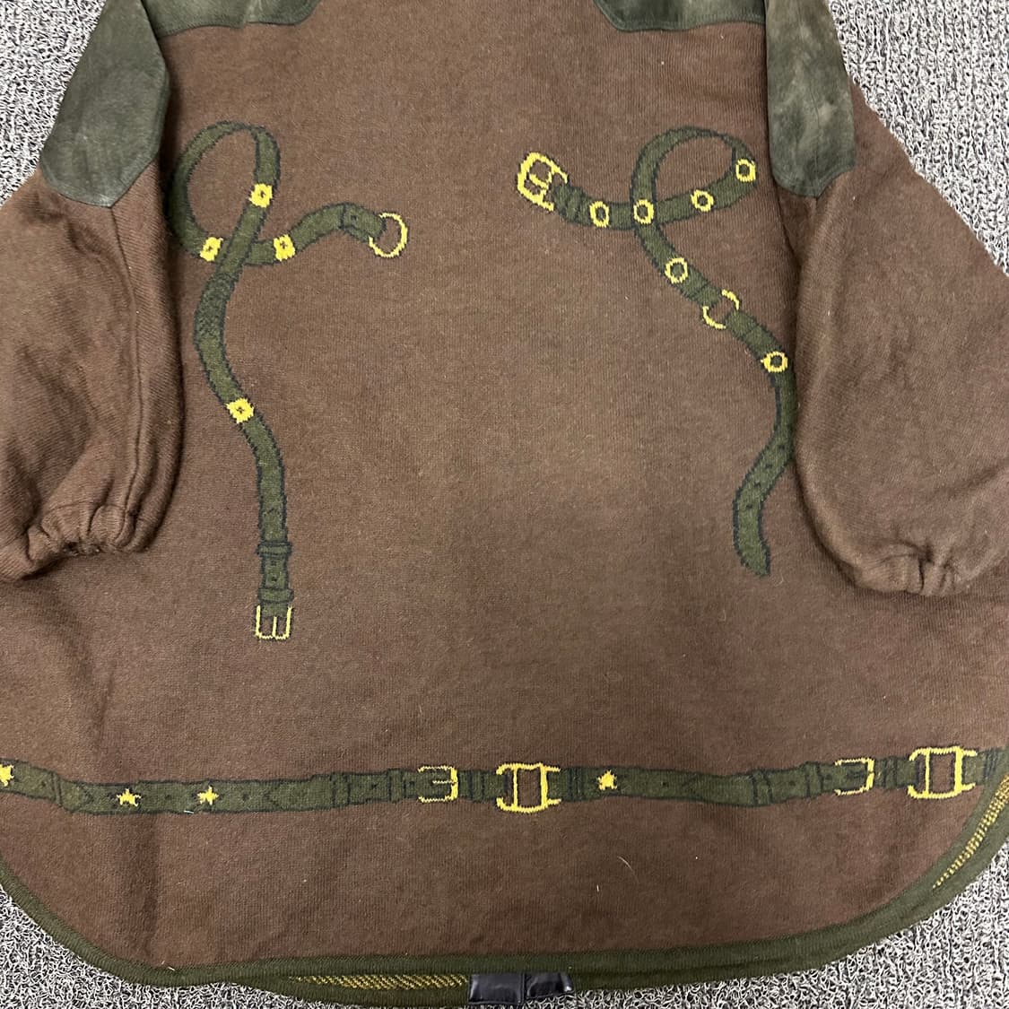 Torras 토라스 가죽 울 가디건 자켓 100(L) 상품이미지8