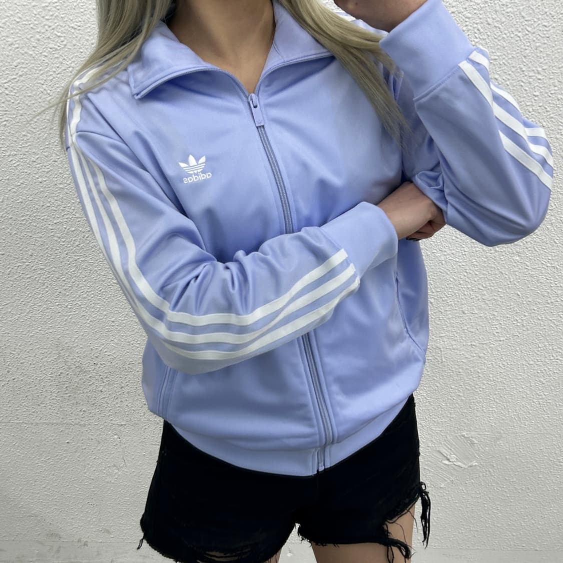 아디다스 화이트라인 베이비퍼플 트랙탑 M 상품이미지2