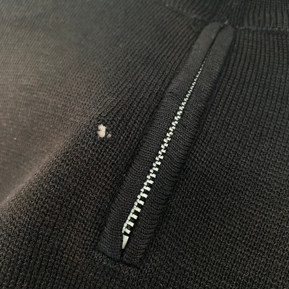 90s 초기 유니클로  하프집업 니트 상품이미지4