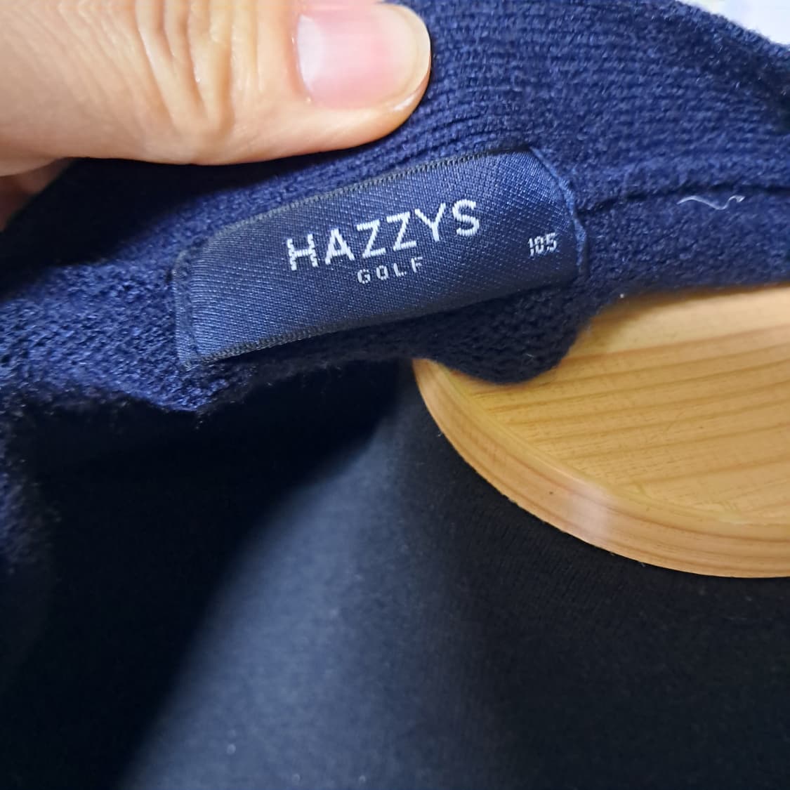 헤지스 골프 카카오 남성 네이비 가디건 100~날씬105 상품이미지7