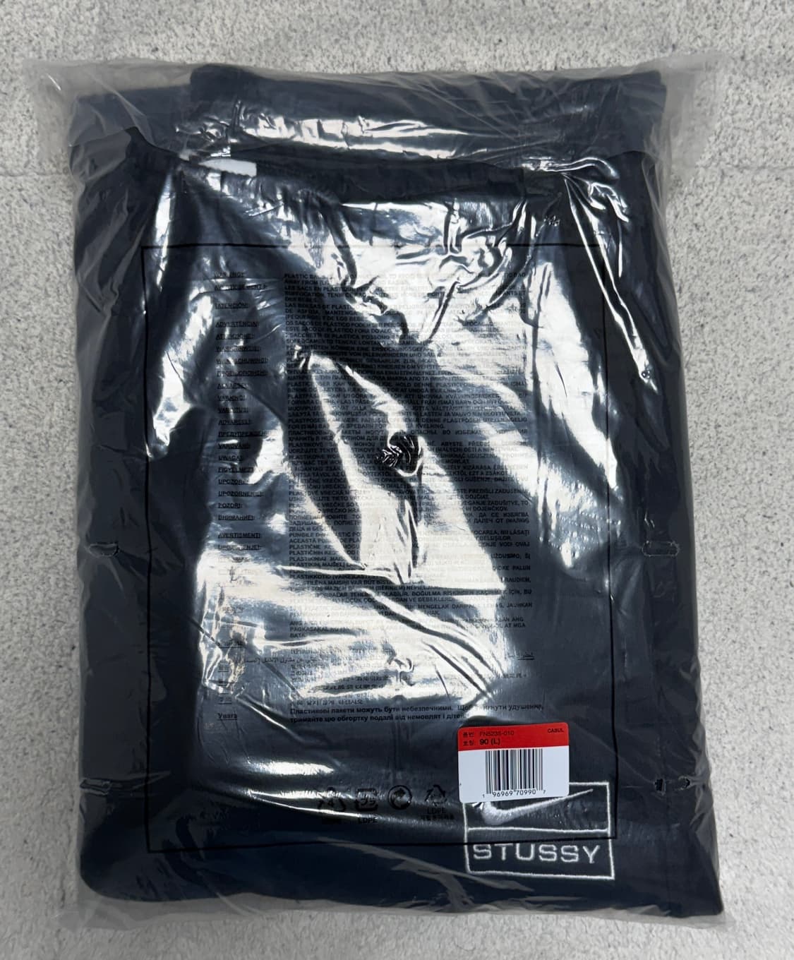 나이키 x 스투시 워시드 플리스 팬츠 블랙 (FN5235-010) 상품이미지2