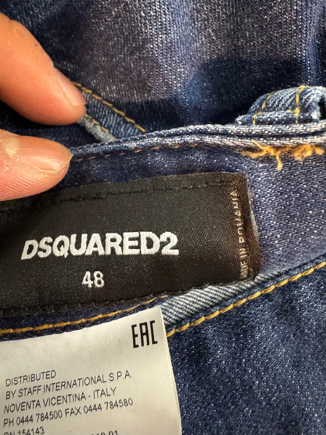 dsquared2 청바지 남성 데님 팬츠 진청 32 상품이미지6