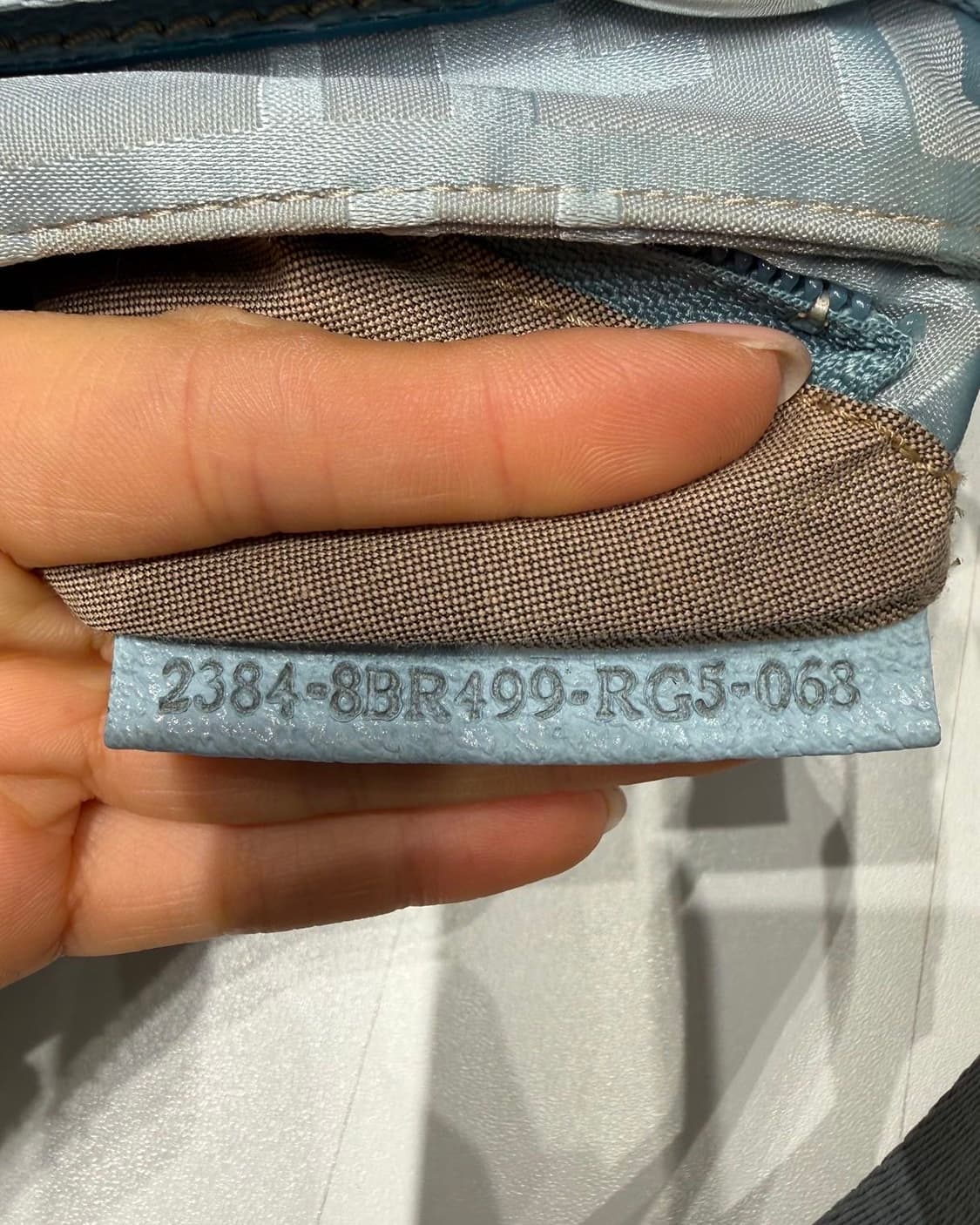 펜디 블루 집 코드 숄더백  상품이미지8