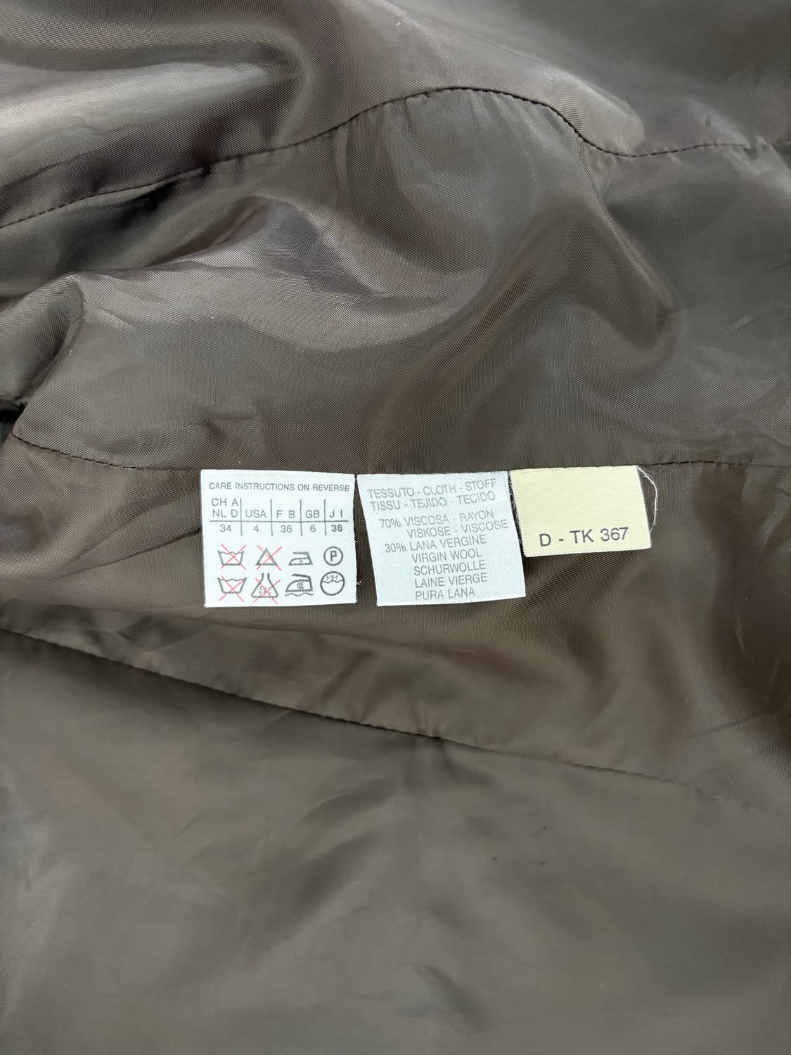 막스앤코 핀스트라이프 블레이저 made in Italy 상품이미지4