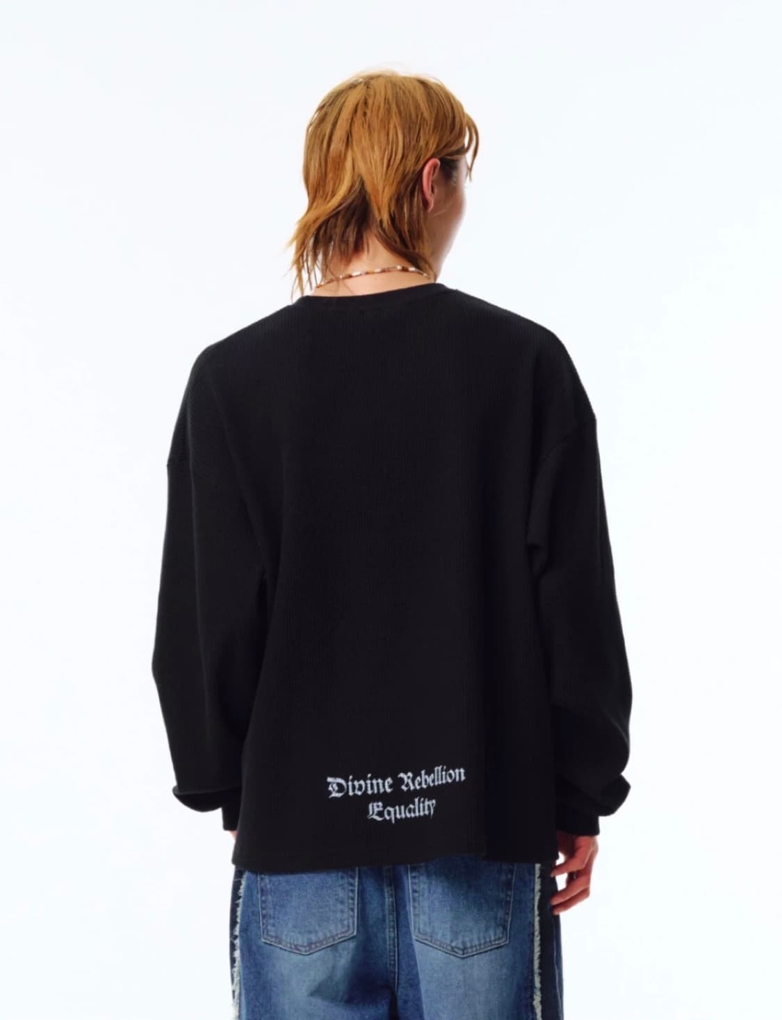 PHOS333 와플 롱슬리브 상품이미지4