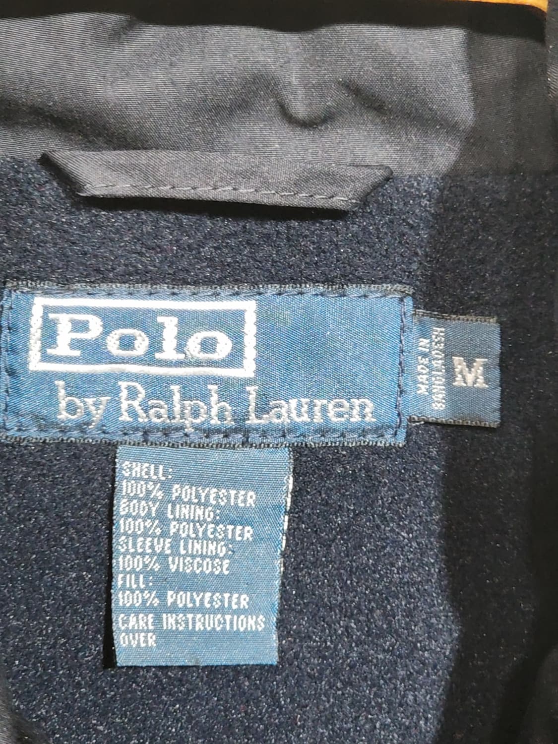 (L) 랄프로렌 폴로 점퍼 네이비 안감기모 로고 자켓 상품이미지3