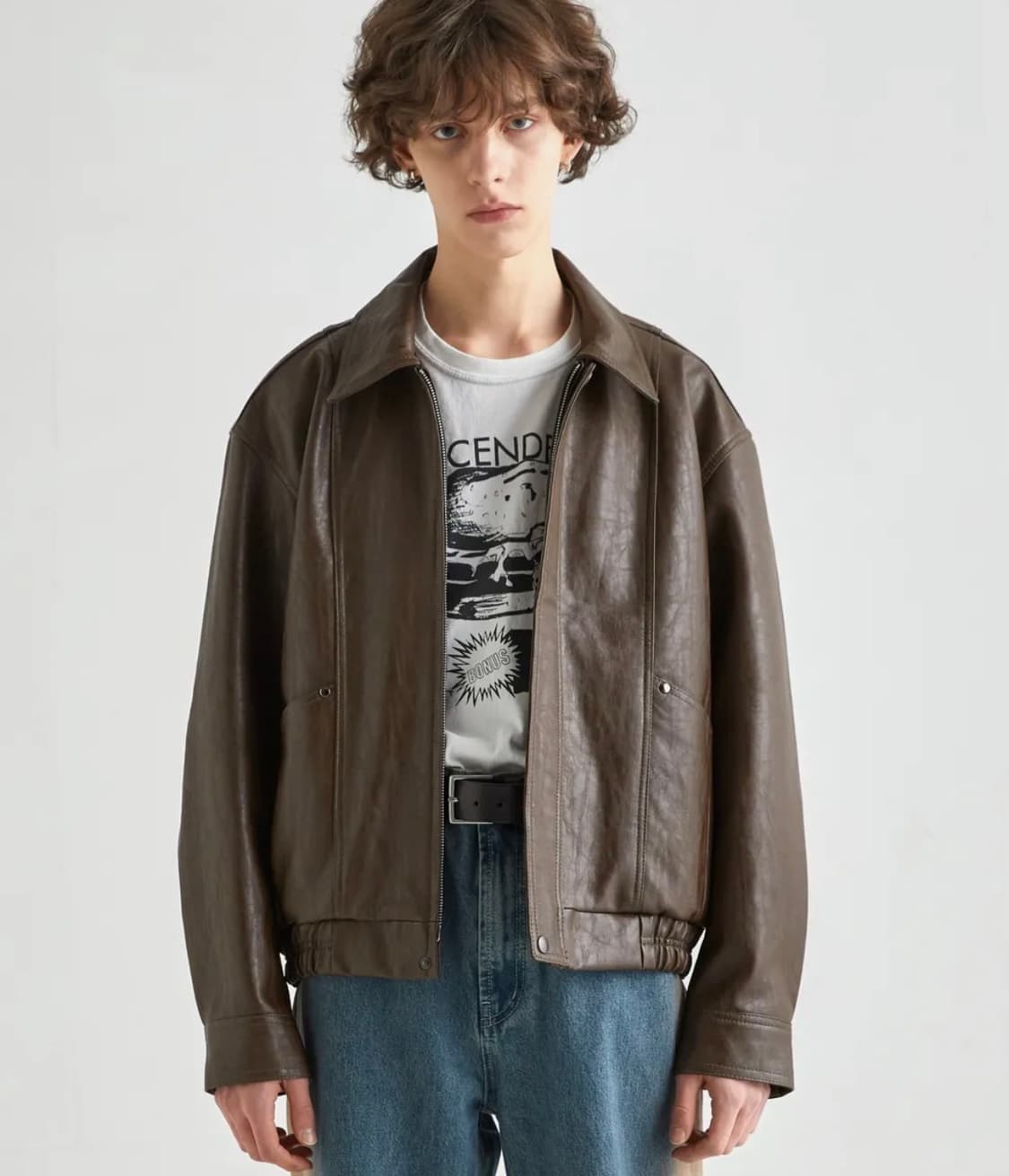 로파이 레더자켓  상품이미지1