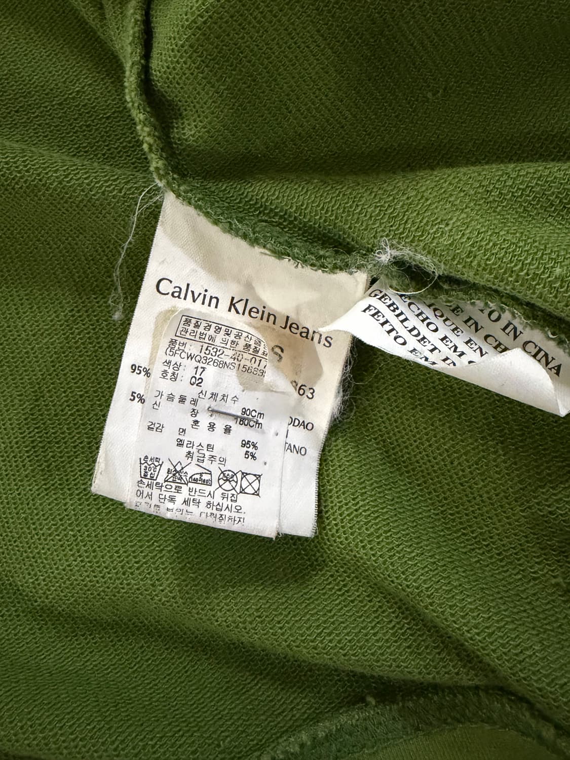 [Vintage] 캘빈클라인 진스 y2k 후드집업 상품이미지5