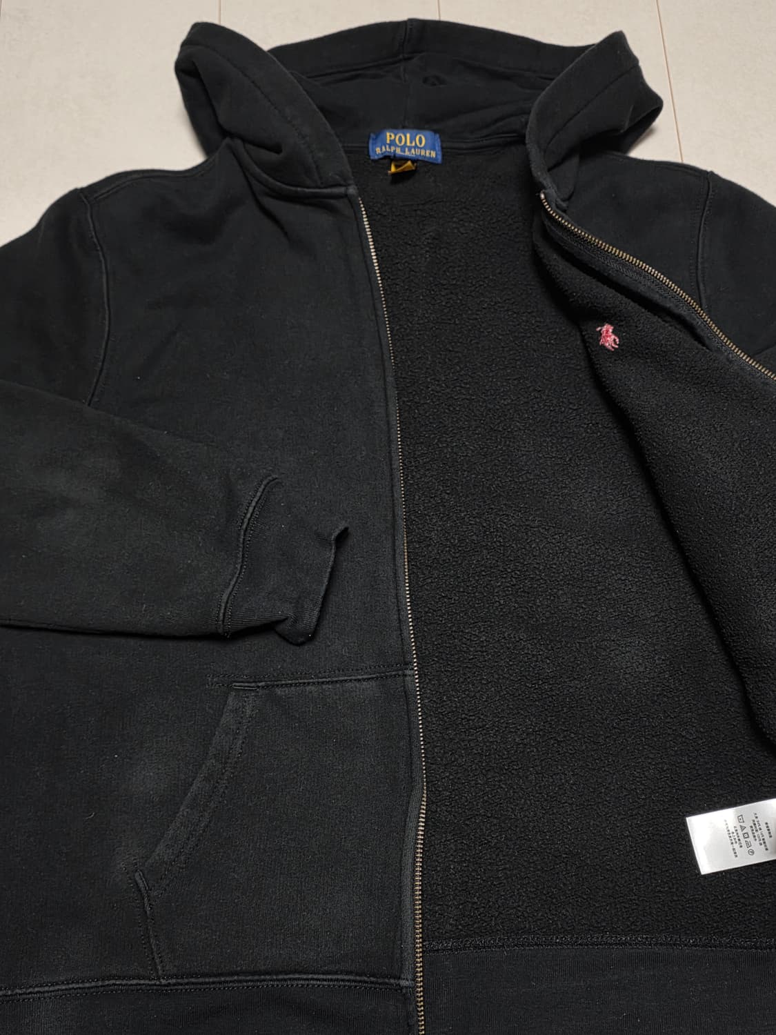 폴로 랄프로렌 블랙 보이즈 후드집업 보이즈 XL 여성 55 상품이미지6
