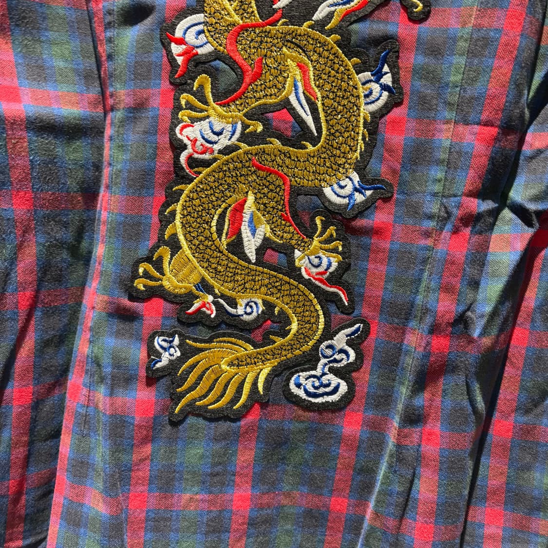 타미힐피거 동양 드레곤 자수 커스텀 셔츠 상품이미지3