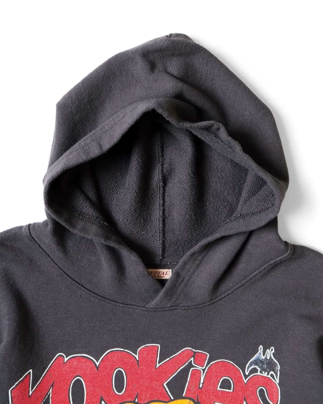 캐피탈(KAPITAL) 페키쉬 레인보우 후드 티 잉크 블랙 K2410LC 상품이미지3