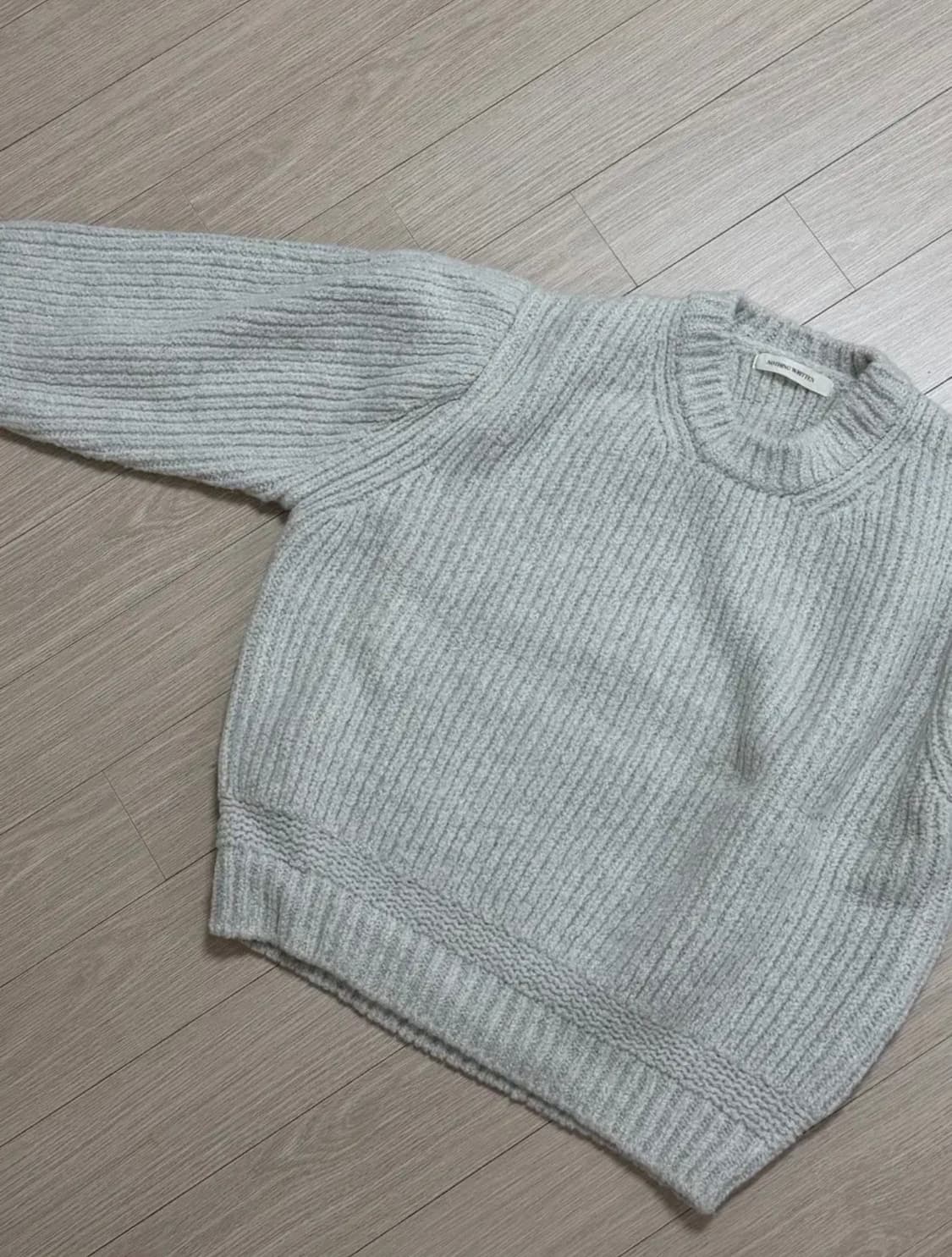 (절판상품)낫띵리튼 울 니트 그레이 상품이미지2