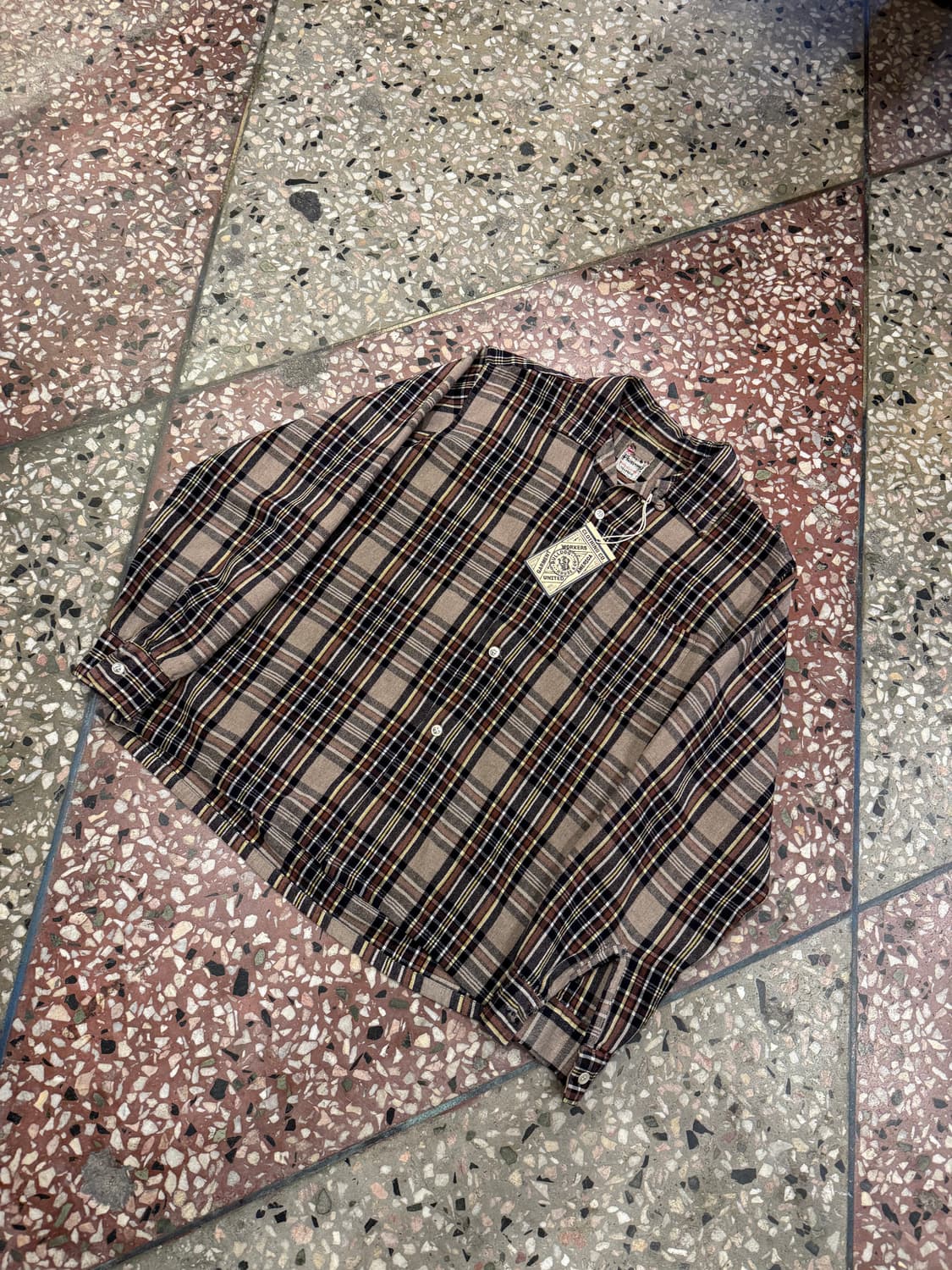 50s Campus 울 오픈 카라 셔츠 (15) 상품이미지3