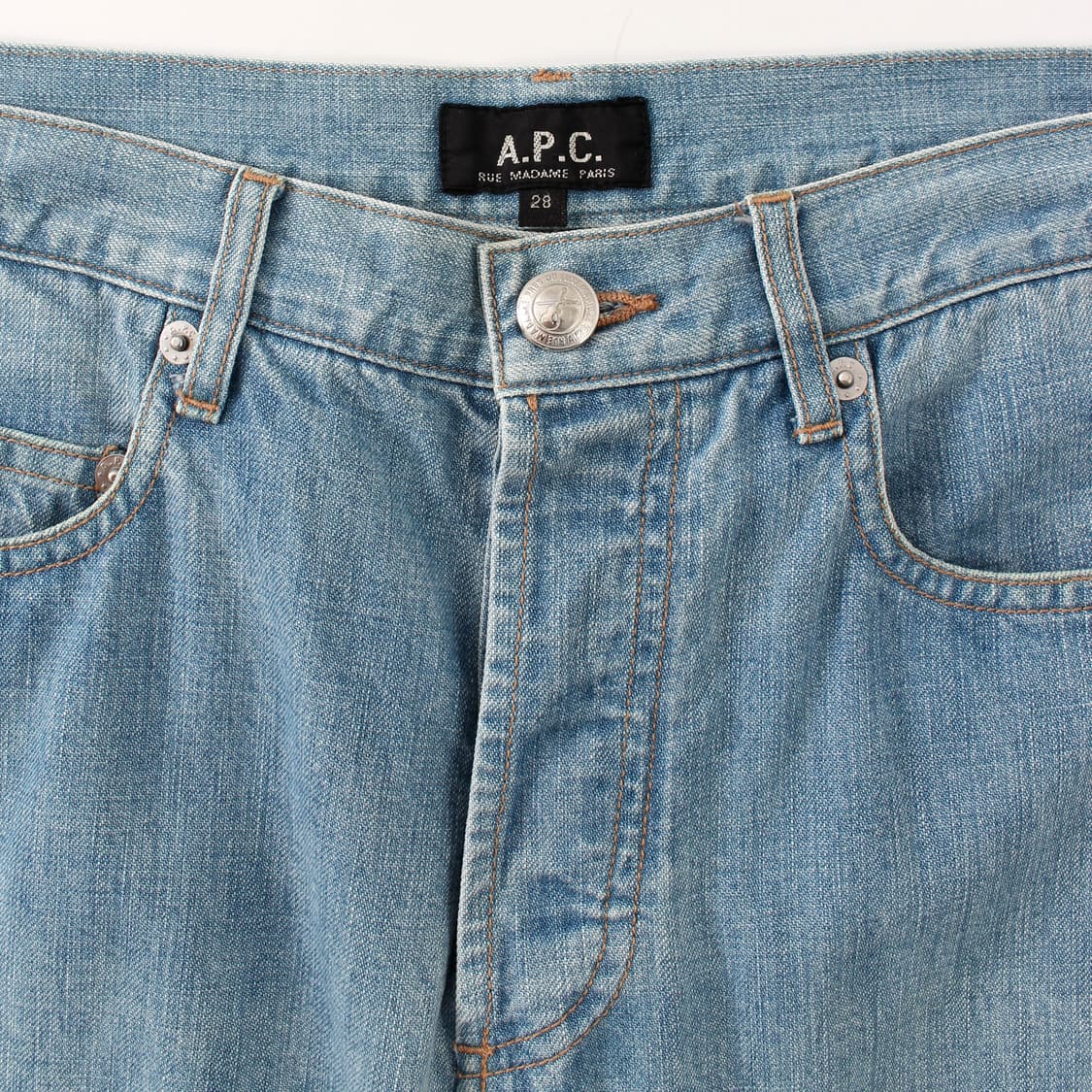 아페쎄 A.P.C Rue Madame 연청 데님 청바지 팬츠 상품이미지2