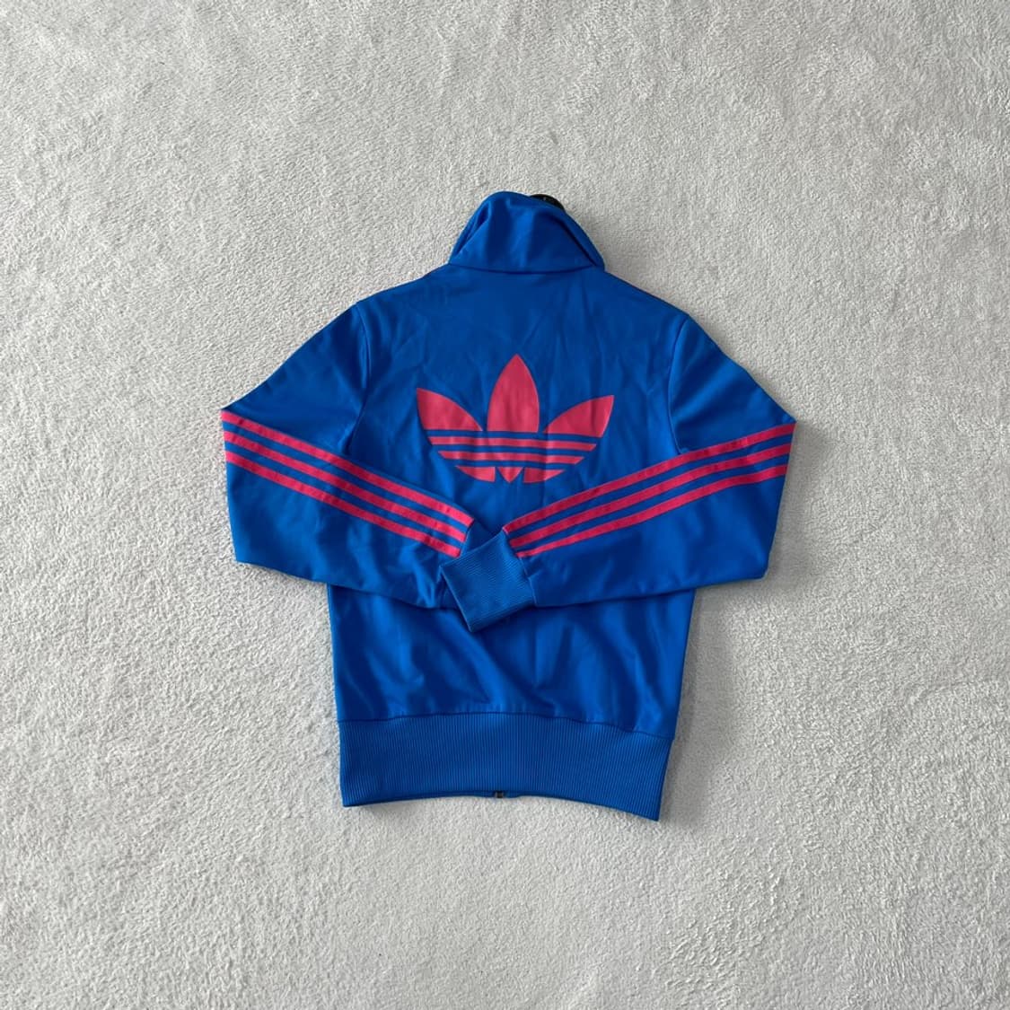 85 아디다스 여성 파이어버드 빅로고 져지 블루 상품이미지8