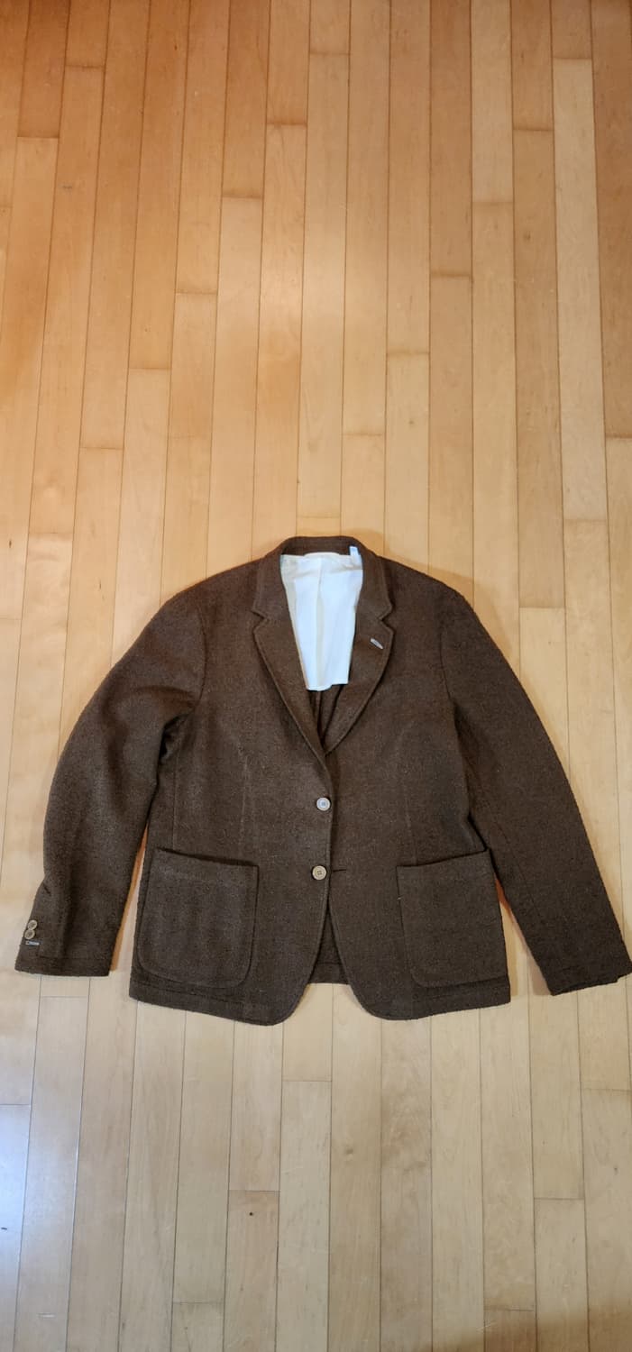 간트 브라운 브러쉬드 울 자켓 Xl 상품이미지4