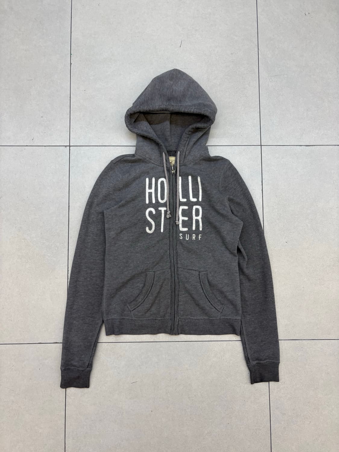 홀리스터 그레이 후드집업  상품이미지3