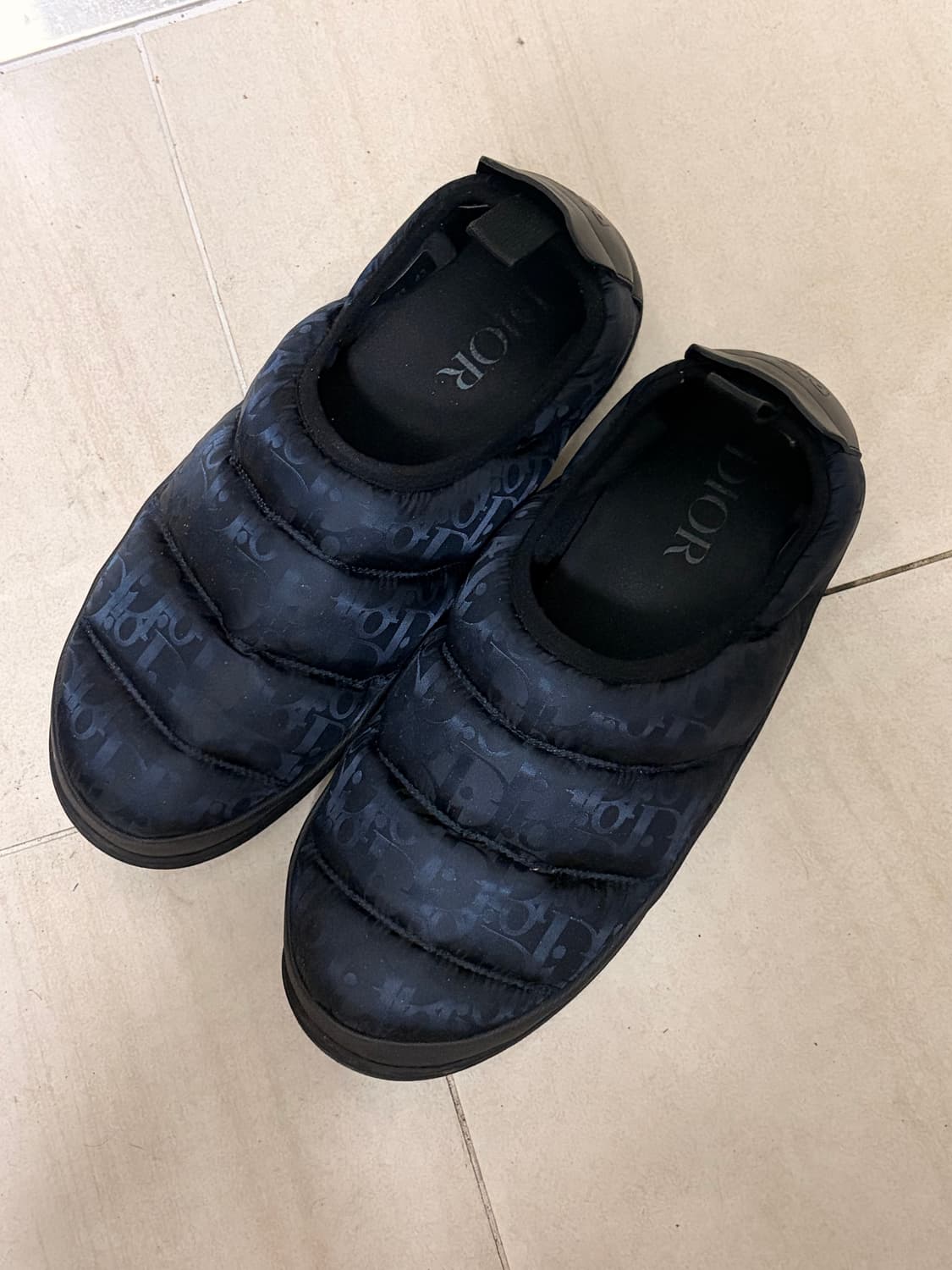 디올 슬리퍼 오블리크 테크니컬 패브릭 블랙 / 43size 상품이미지1
