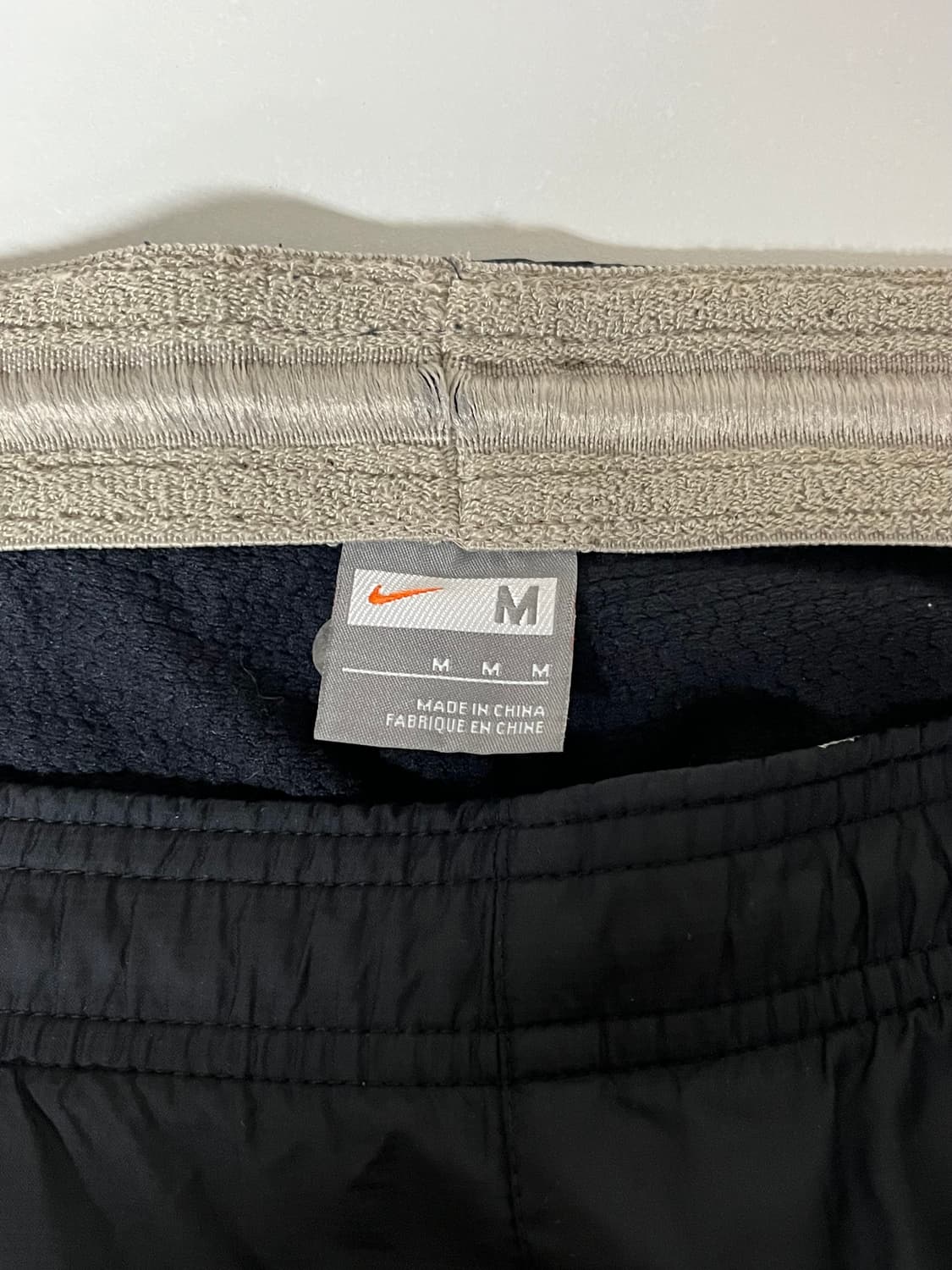 M) 나이키 올드스쿨 나일론 트레이닝 팬츠 블랙 상품이미지4