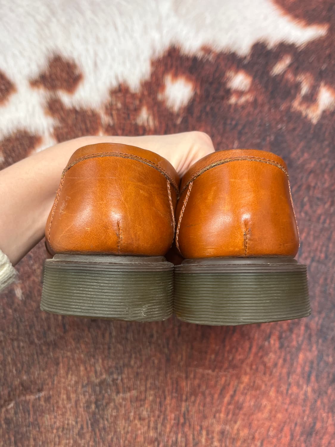 [270] 닥터마틴 르로이 빈티지 브라운 테슬 로퍼 아드리안 상품이미지4