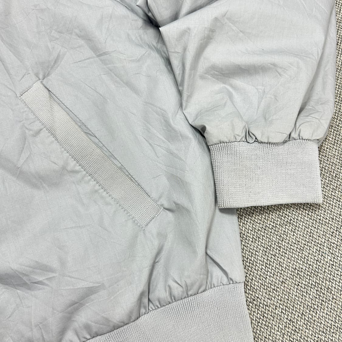 폴로 그레이 나일론 블루종(XL) 상품이미지4