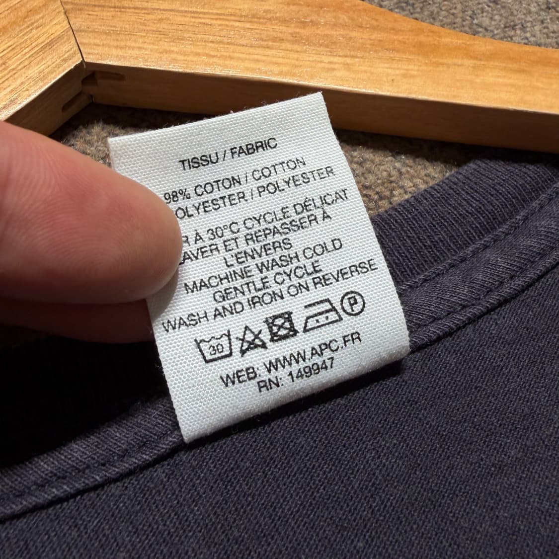 A.P.C. 아페쎄 USA 반팔 L 상품이미지4