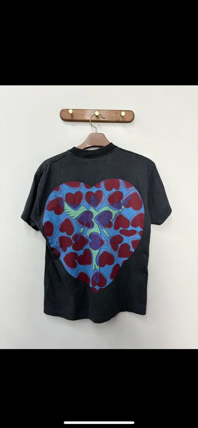 빈티지 너바나 하트 그래픽 반팔 H2522 상품이미지4