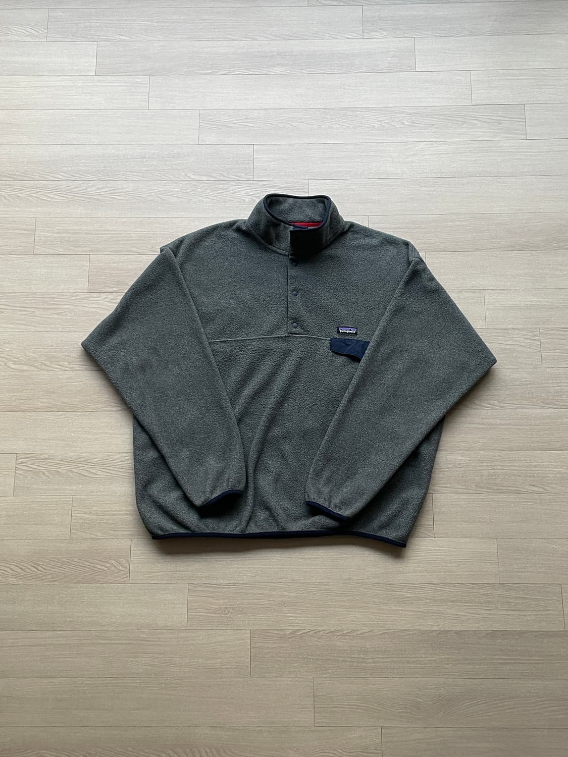 파타고니아 신칠라 니켈 네이비 그레이 플리스 patagonia 상품이미지1