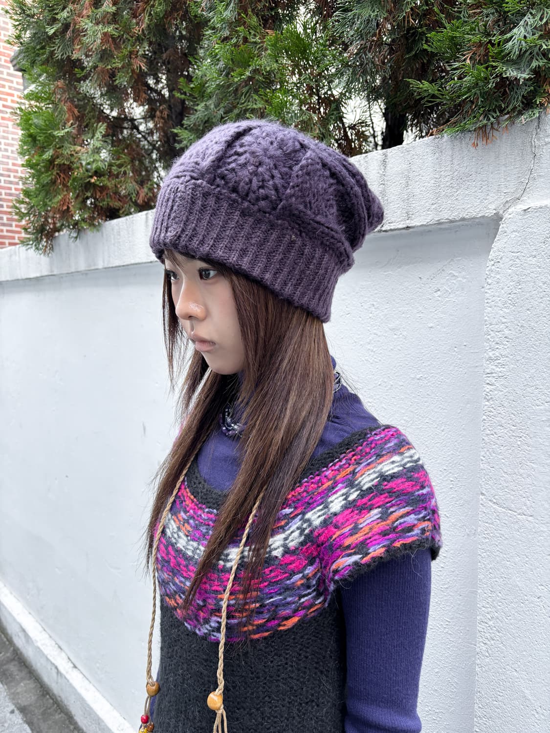 빈티지 알파카 노르딕 니트 원피스 상품이미지4