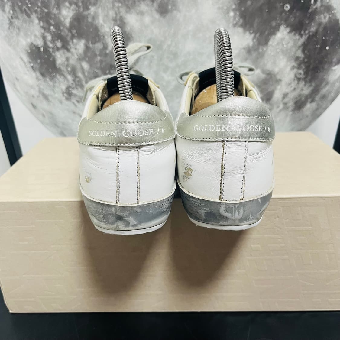 정품 36) 골든구스 스파클 실버 스니커즈 230~235 상품이미지4