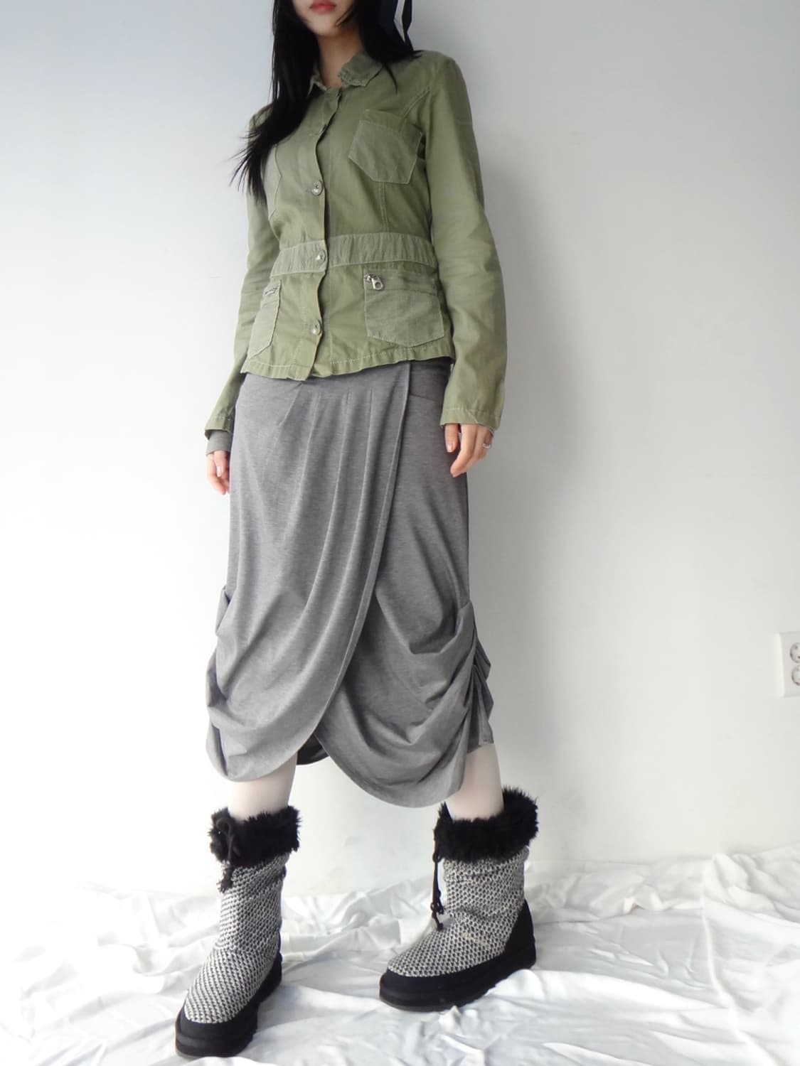 MAX & CO sapari pocket jacket / khaki 상품이미지5