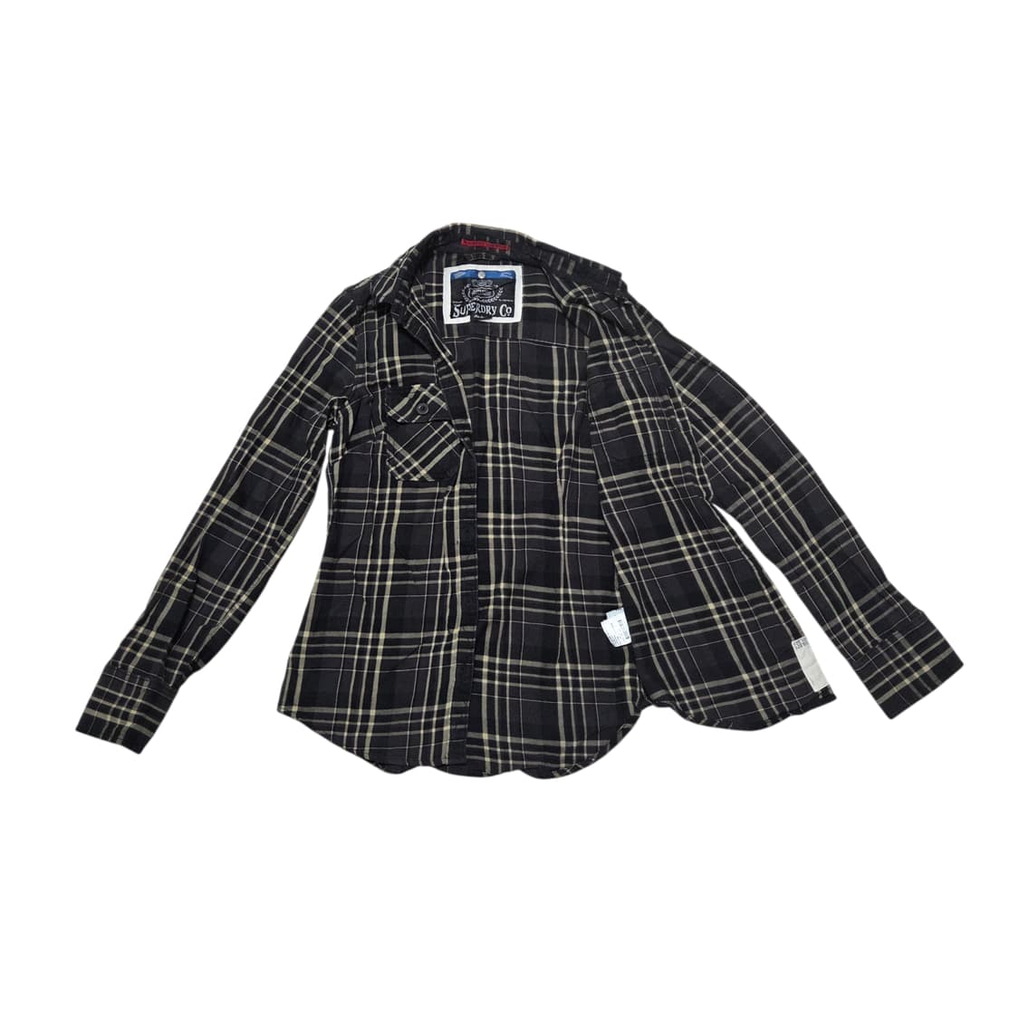 Superdry 슈퍼드라이 빈티지 투포켓 체크 패턴 셔츠 상품이미지2