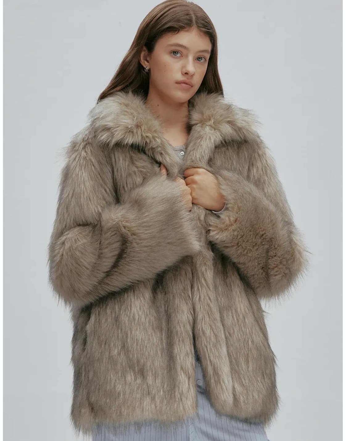 애프터아워즈 퍼 자켓 2사이즈 상품이미지2