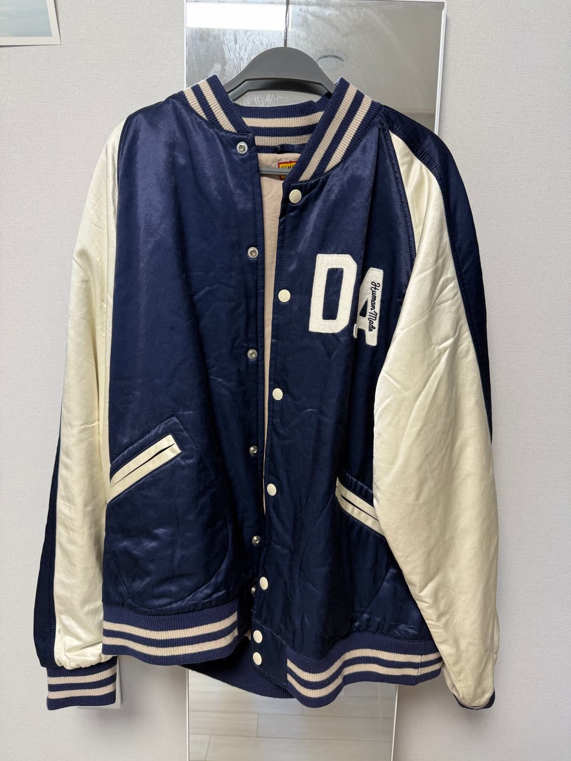 급처) 휴먼메이드 스타디움 자켓 네이비 XXL 사이즈 급처 상품이미지1