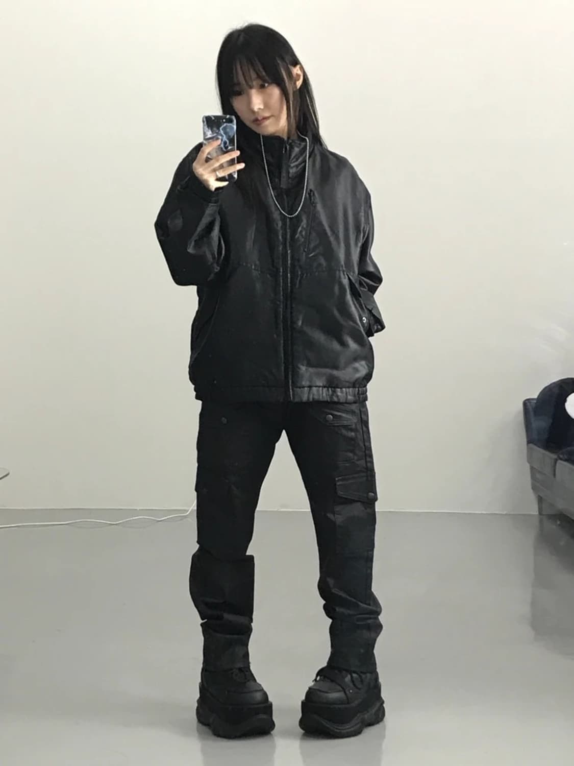 HOSHI IDIES black Jacket 상품이미지1