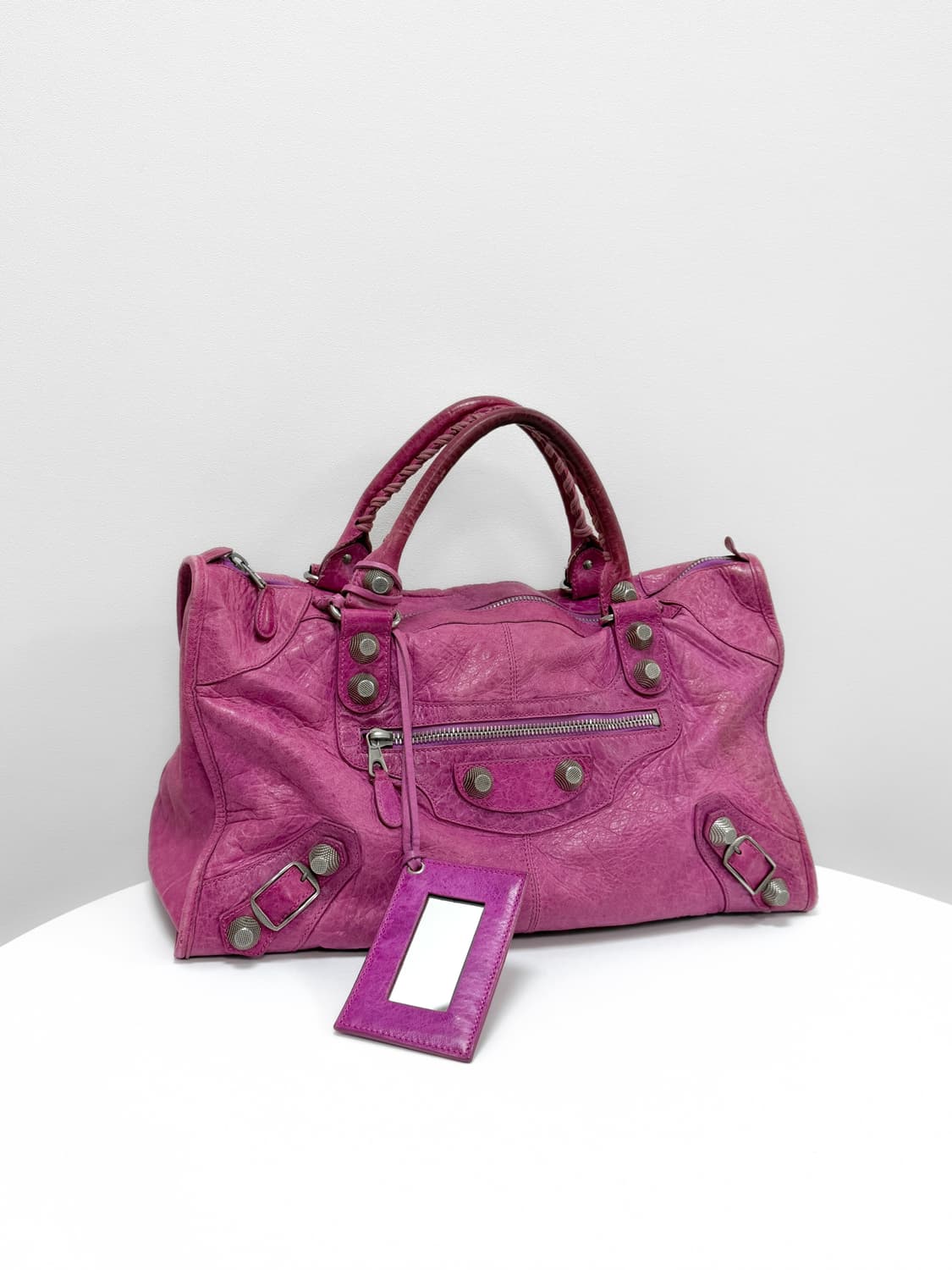 발렌시아가 자이언트 21 실버 워크 모터백 상품이미지1