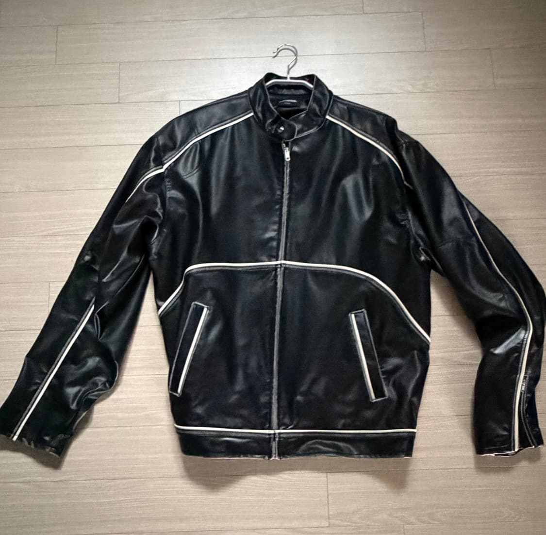 WASHED LEATHER JK (BLACK) 상품이미지4