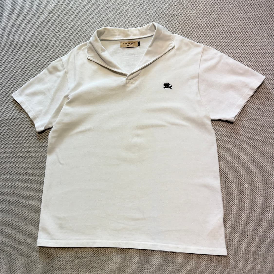 버버리 브릿 빈티지 반팔 카라티 상품이미지1