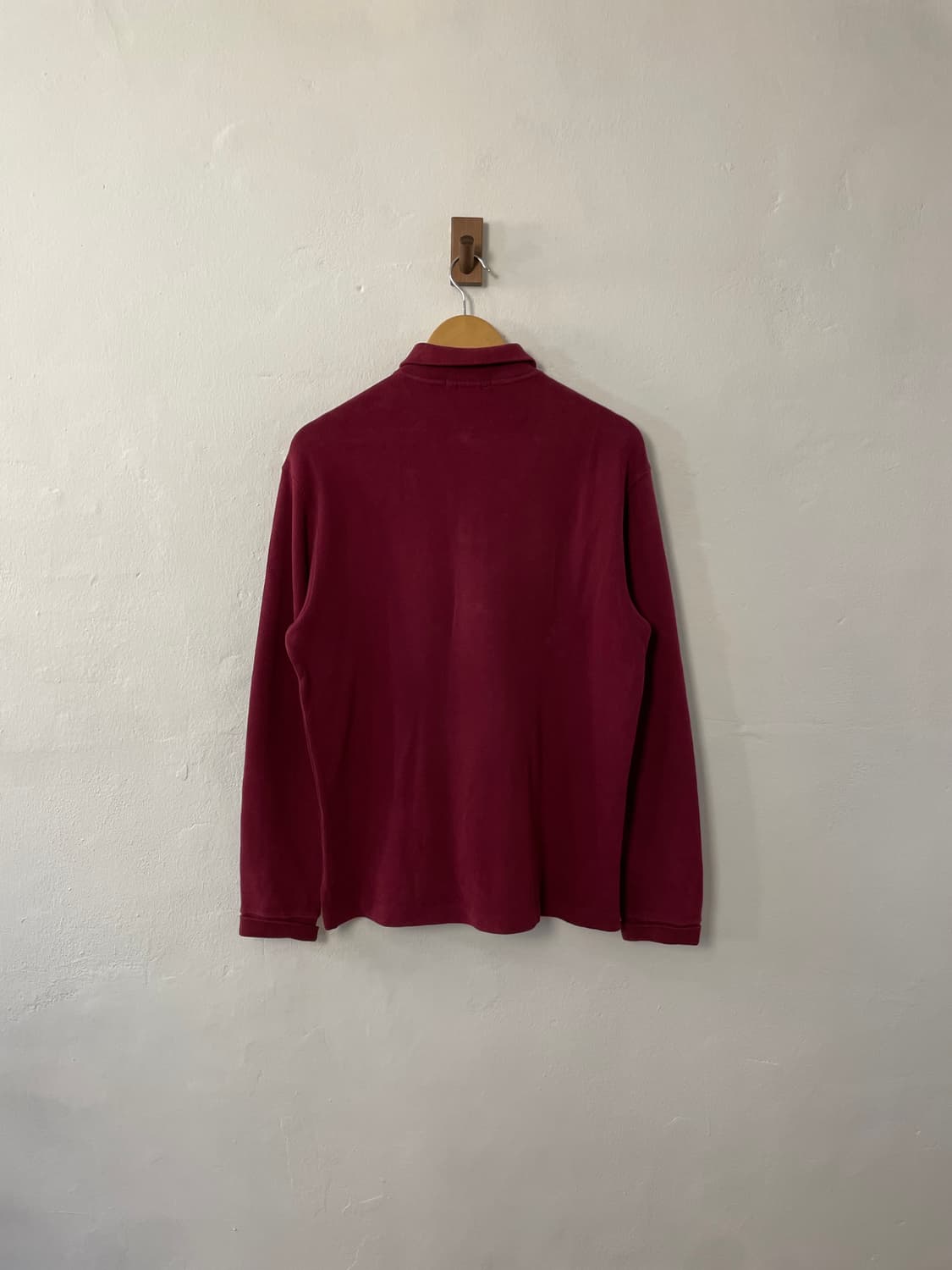 폴로 버건디 반집업 니트  상품이미지9