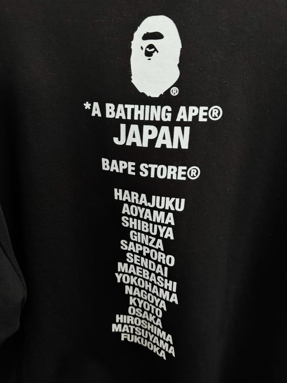 (택제거 새상품)베이프 제펜 에이프헤드 맨투맨 L 상품이미지3